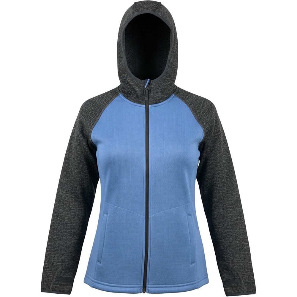 Storm Creek Eco-Sweater Fleece Hoodie - NWT Womens Medium Blue / Char #46407-C1
